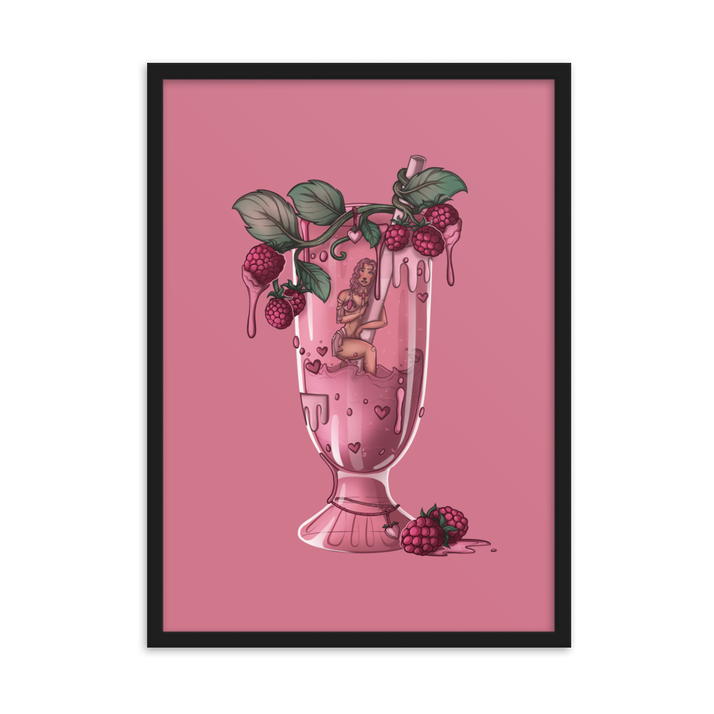 Raspberry Milkmaid