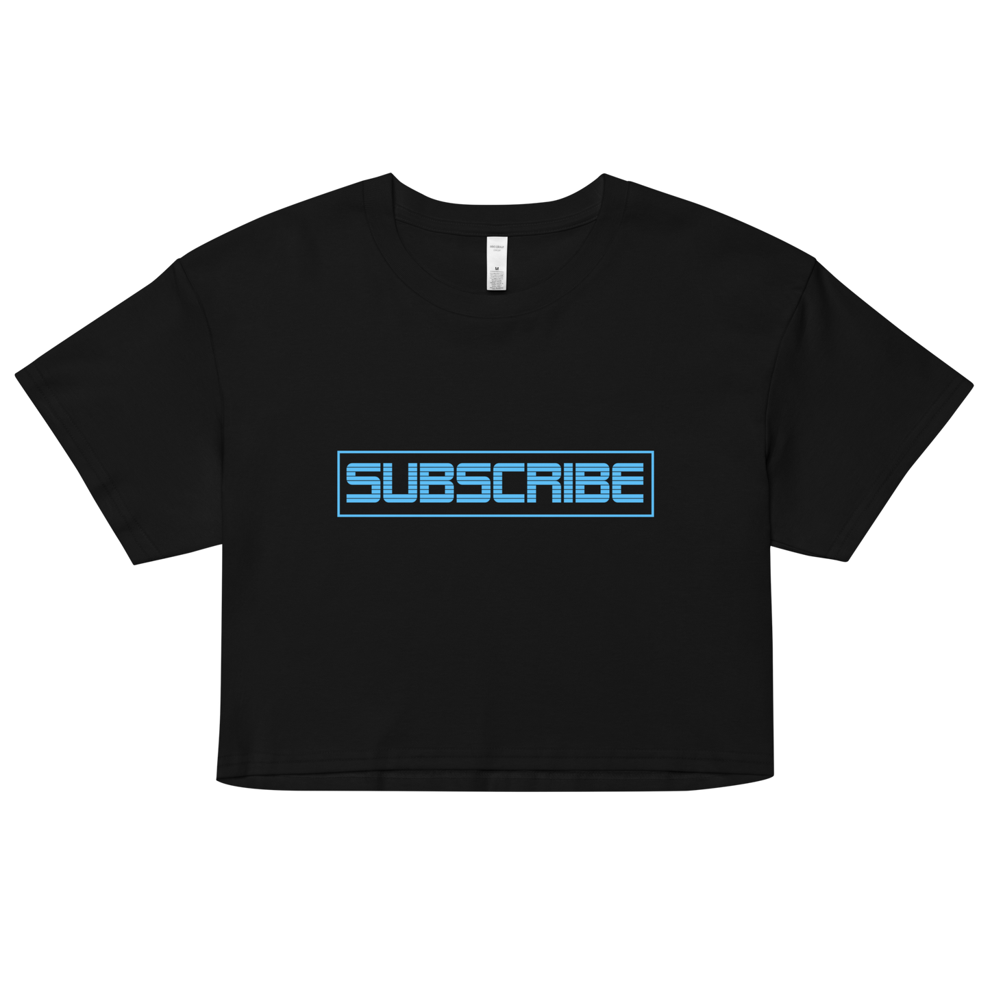 Subscribe crop top