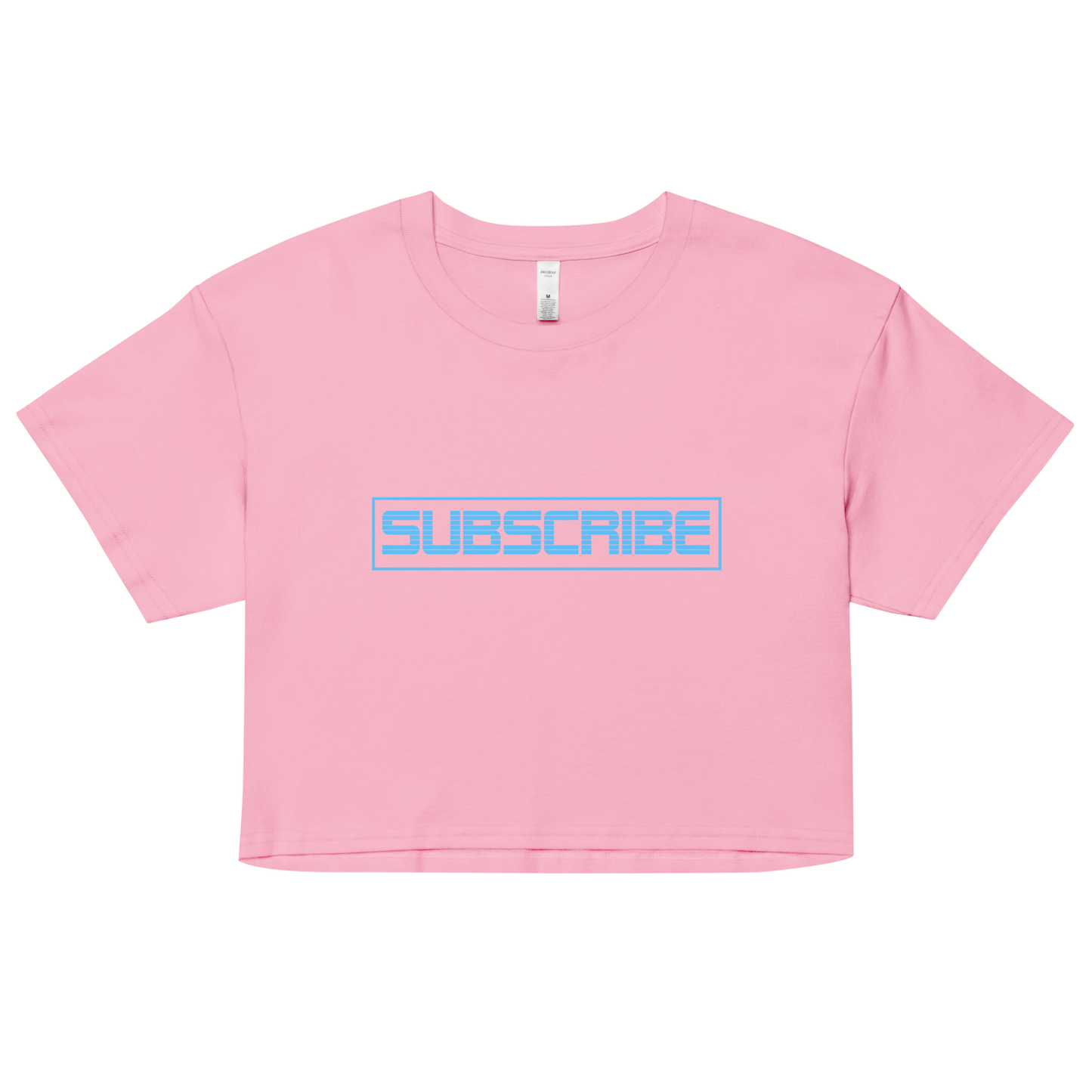 Subscribe crop top