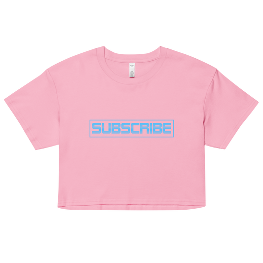 Subscribe crop top