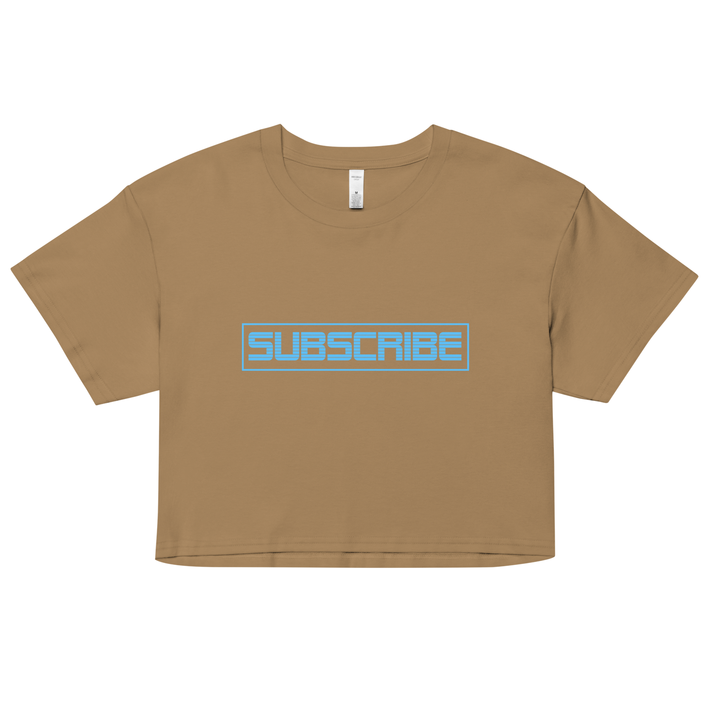 Subscribe crop top