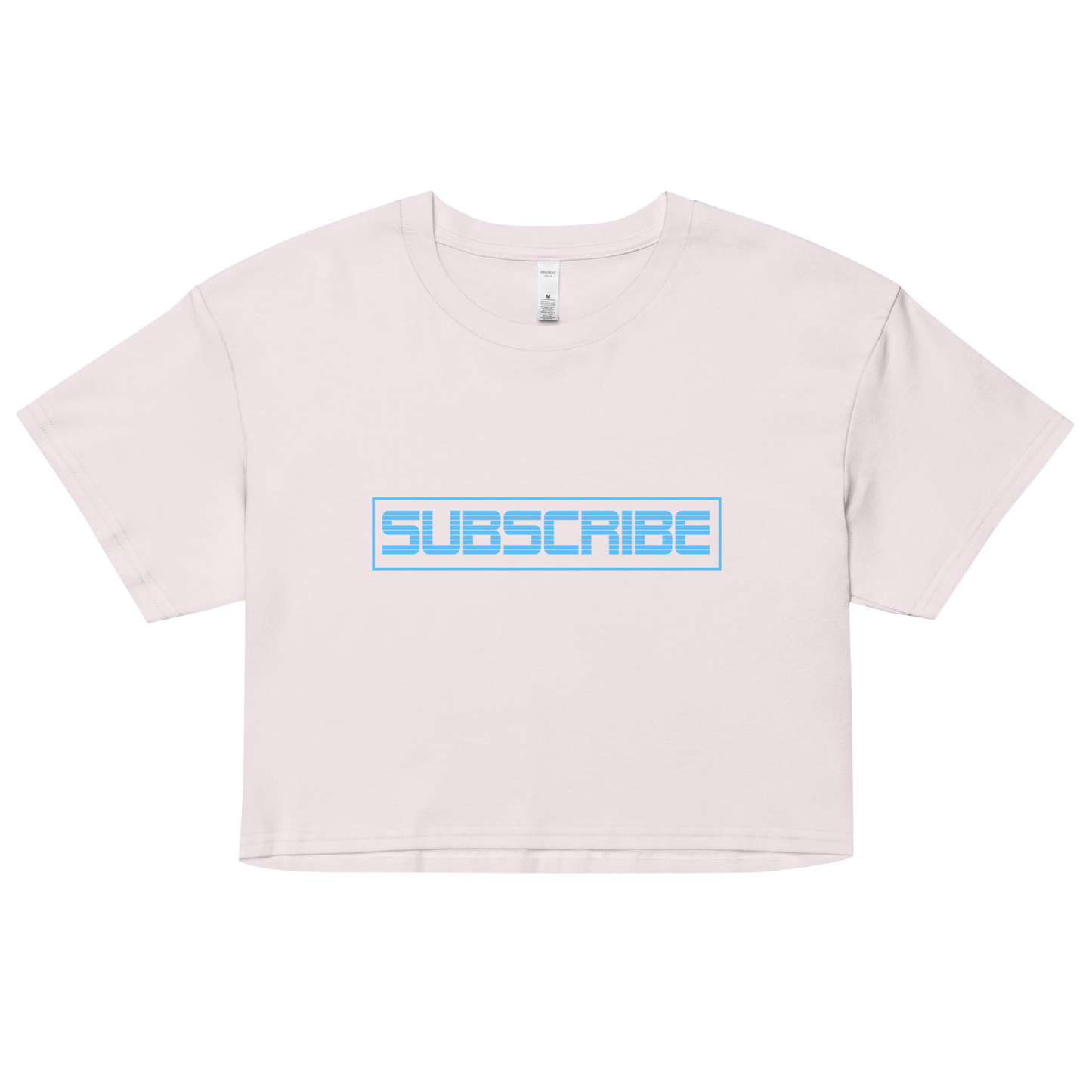 Subscribe crop top